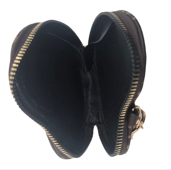 No Brand - Heart-Shaped Brown Keychain - Picture 3 of 9